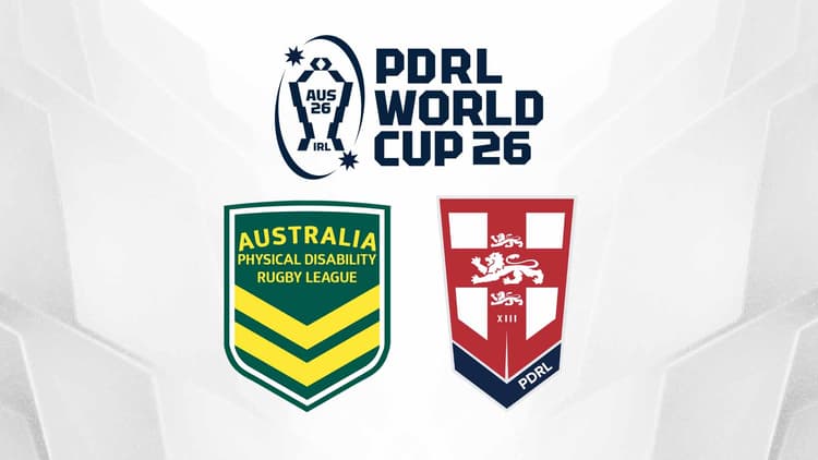 RLWC 2026: Physical Disability – Australia v England